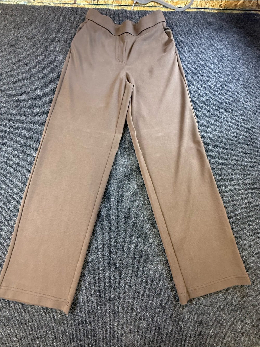 Womens OGL Straight-Leg Pants in Brown